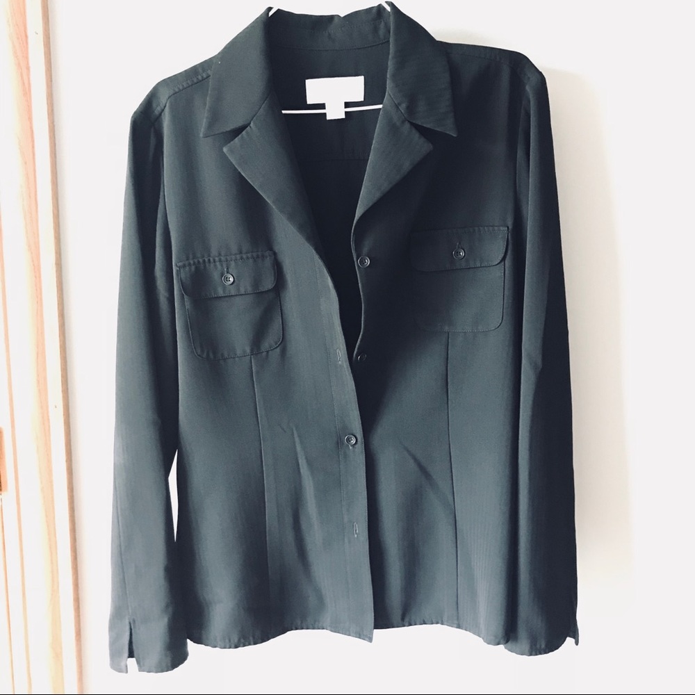 Casual Corner Annex black Silky blazer